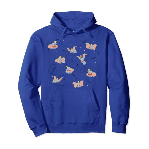 Sweat à capuche Dumbo bleu homme/femme