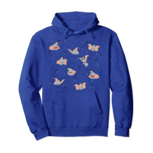 Sweat à capuche Dumbo bleu homme/femme