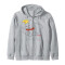 Sweat à capuche Dumbo gris homme/femme - miniature