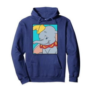 Sweat à capuche Dumbo bleu homme/femme