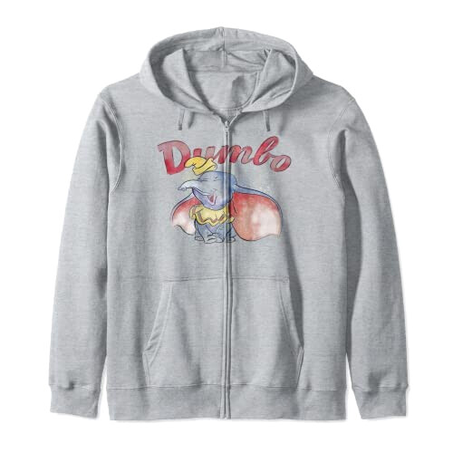 Sweat à capuche Dumbo gris homme/femme