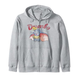 Sweat à capuche Dumbo gris homme/femme