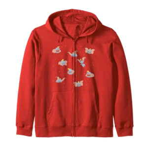 Sweat à capuche Dumbo bleu homme/femme