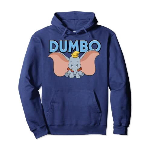 Sweat à capuche Dumbo bleu homme/femme