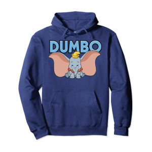 Sweat à capuche Dumbo bleu homme/femme