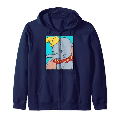 Sweat à capuche Dumbo bleu homme/femme