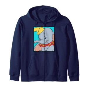 Sweat à capuche Dumbo bleu homme/femme