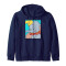 Sweat à capuche Dumbo bleu homme/femme - miniature