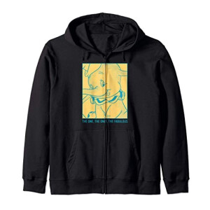 Sweat à capuche Dumbo bleu homme/femme