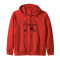 Sweat à capuche Dumbo rouge homme/femme - miniature