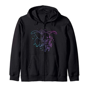 Sweat à capuche Dumbo bleu homme/femme