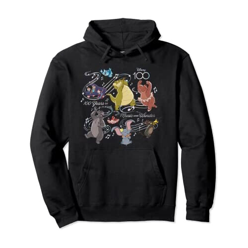 Sweat à capuche Dumbo noir homme/femme