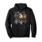 Sweat à capuche Dumbo noir homme/femme - miniature