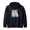 Sweat à capuche Dumbo noir homme/femme - miniature