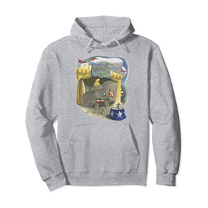 Sweat à capuche Dumbo gris homme/femme