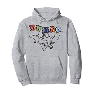 Sweat à capuche Dumbo gris homme/femme