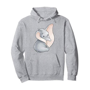Sweat à capuche Dumbo gris homme/femme