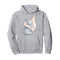 Sweat à capuche Dumbo gris homme/femme - miniature