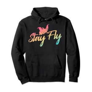 Sweat à capuche Dumbo noir homme/femme