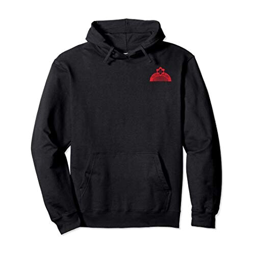 Sweat à capuche Mulan noir homme/femme