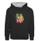 Sweat à capuche Ryder - Pat patrouille - noir/gris chiné fille/garçon - miniature