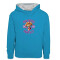 Sweat à capuche Stella, Ryder - Pat patrouille - bleu paon/gris chiné fille/garçon - miniature