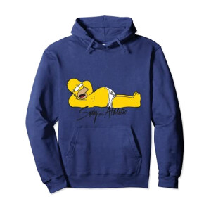 Sweat à capuche Homer Simpson - Simpsons - bleu homme/femme