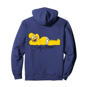 Sweat à capuche Homer Simpson - Simpsons - bleu homme/femme