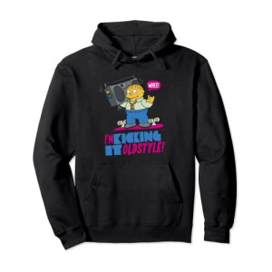 Sweat à capuche Ralph Wiggun - Simpsons - noir homme/femme