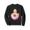 Sweat à capuche Homer Simpson, Donut - Simpsons - noir homme/femme - miniature