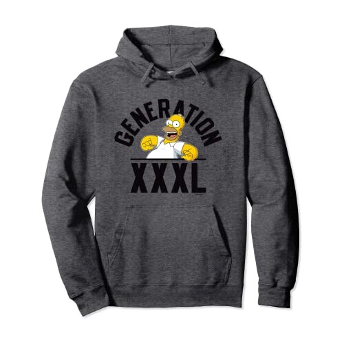 Sweat à capuche Homer Simpson - Simpsons - gris homme/femme