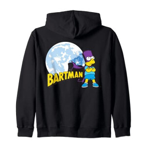 Sweat à capuche Bart Simpson - Simpsons - noir homme/femme