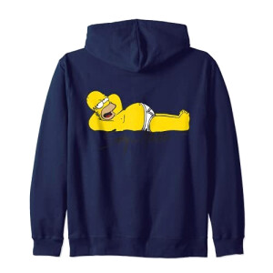 Sweat à capuche Homer Simpson - Simpsons - bleu homme/femme