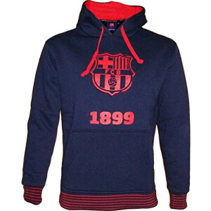 Sweat à capuche FC Barcelone bleu fille/garçon