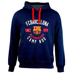 Sweat à capuche Camp Nou - FC Barcelone - bleu homme/femme