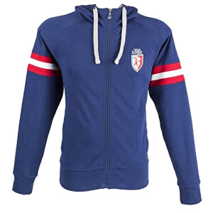 Sweat à capuche LOSC Lille bleu fille/garçon