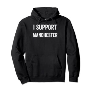 Sweat à capuche Manchester City noir homme/femme