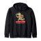 Sweat à capuche Crocodile noir homme/femme - miniature
