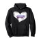 Sweat à capuche Hippopotame noir homme/femme - miniature
