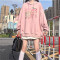 Sweat à capuche Lapin rose femme - miniature variant 5