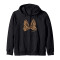 Sweat à capuche Léopard noir homme/femme - miniature