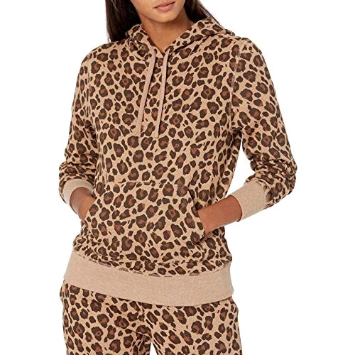 Sweat à capuche Léopard femme