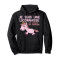 Sweat à capuche Licorne noir femme - miniature