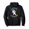 Sweat à capuche Licorne noir fille - miniature