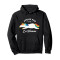 Sweat à capuche Licorne noir homme/femme - miniature
