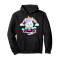 Sweat à capuche Licorne noir homme/femme - miniature