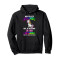 Sweat à capuche Licorne noir femme - miniature