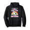 Sweat à capuche Licorne noir homme/femme - miniature