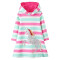 Sweat à capuche Licorne rose fille/garçon - miniature
