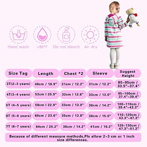 Sweat à capuche Licorne rose fille/garçon variant 5 